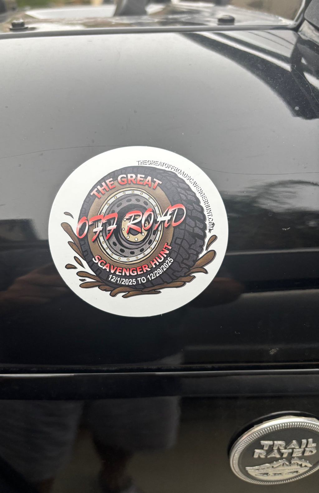 Official Off Road Scavenger hunt Magnet.